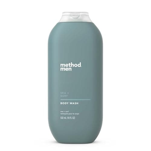 Method Men Glacier + Granite Body Wash, Paraben and Phthalate Free, 18 fl oz — Sea + Surf