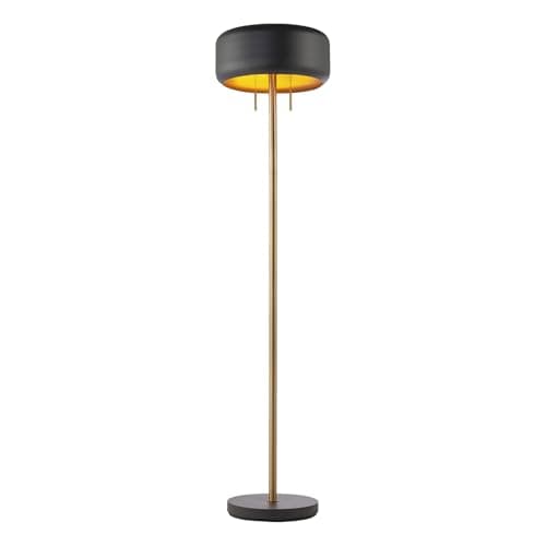 GLOBE Electric Novogratz x Harrington 65" Floor Lamp — Dark Gray