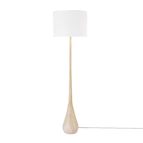 GLOBE Electric Novogratz x Harrington 65" Floor Lamp — Faux Wood, Katana