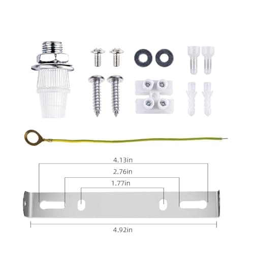 Arturesthome Natural Wood Ceiling Canopy Kit for Pendant Lights