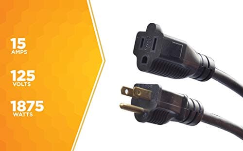 Heavy Duty 50-Foot Outdoor Extension Cord for Agriculture with Oil Resistant Jacket