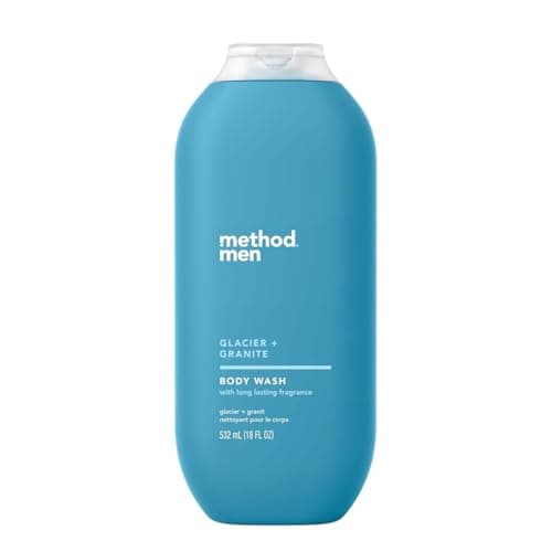Method Men Glacier + Granite Body Wash, Paraben and Phthalate Free, 18 fl oz