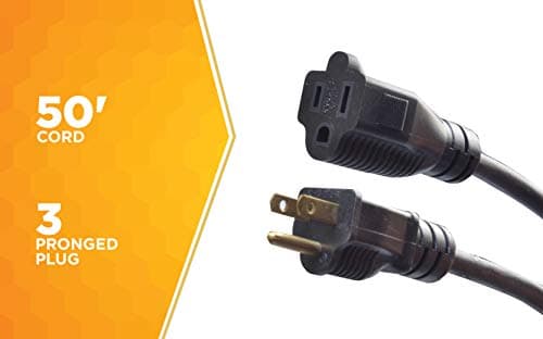 Heavy Duty 50-Foot Outdoor Extension Cord for Agriculture with Oil Resistant Jacket