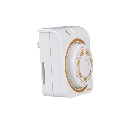 Mechanical Timer for Indoor Use, 1 Pack, 1 Polarized Outlet