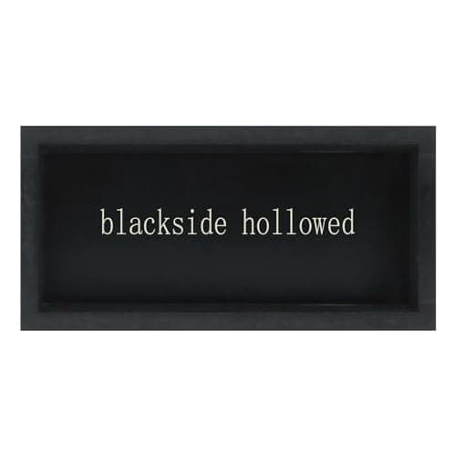Esur Home Office Desk Black Decor - Inspirational Farmhouse Wooden Sign - Figureoutable
