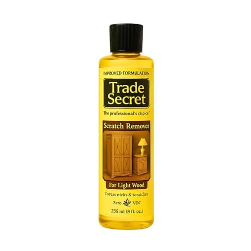 Trade Secret Scratch Concealer for Wood Furniture Defects — Light