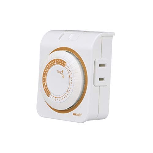 Mechanical 2-Outlet Timer for Indoor Use