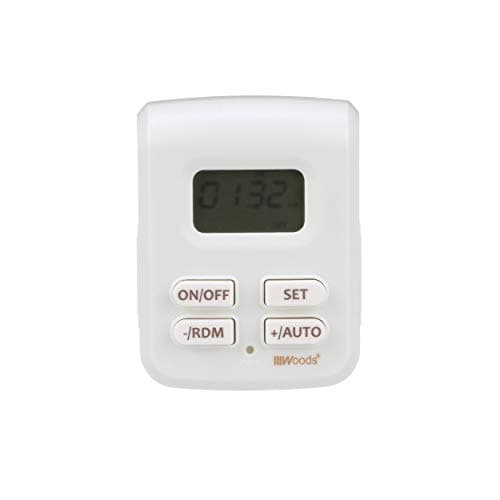 Digital Timer 2 Outlet 3C White, 1 Pack, As Shown in The Image