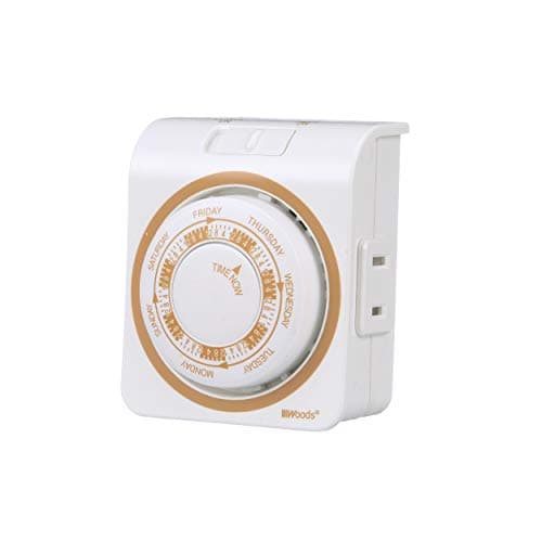 Mechanical Timer for Indoor Use, 1 Pack, 1 Polarized Outlet