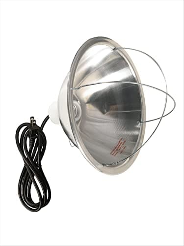 Woods 0165 Brooder Lamp with Bulb Guard, 250W Reflector & Cord