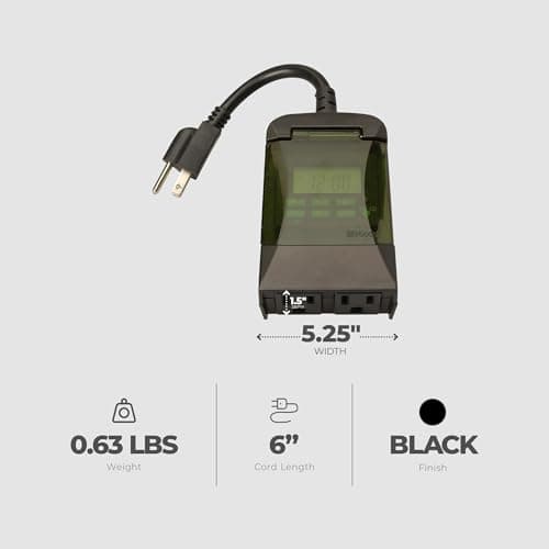 Outdoor Digital Timer for Coleman Cable 50014