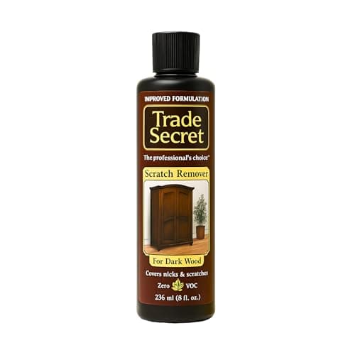 Trade Secret Scratch Concealer for Wood Furniture Defects — Dark Wood Tones