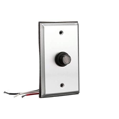 Woods 59409WD Outdoor Hardwired Post Light Control & Plate, Silver
