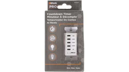 Decora Digital Countdown Timer for In-Wall Installation