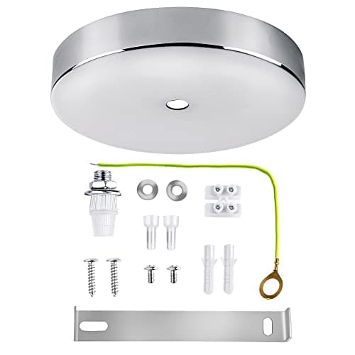 Arturesthome Natural Wood Ceiling Canopy Kit for Pendant Lights — Silver
