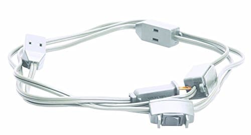 Indoor Extension Cord With 9 Power Outlets (15 Feet; White)