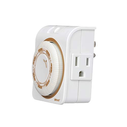 Coleman 7-Day Heavy Duty Indoor Mechanical Timer - White
