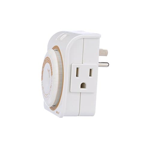 Mechanical Timer for Indoor 24-Hour Heavy Duty Use