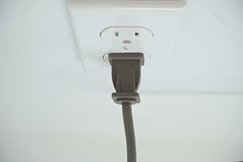 Compact Extension Cord for Small Appliances; 20-Foot; Gray