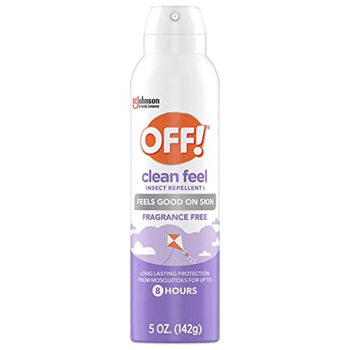OFF! Clean Feel 20% Picaridin Insect Repellent, Long Lasting Mosquito Protection, 5 oz
