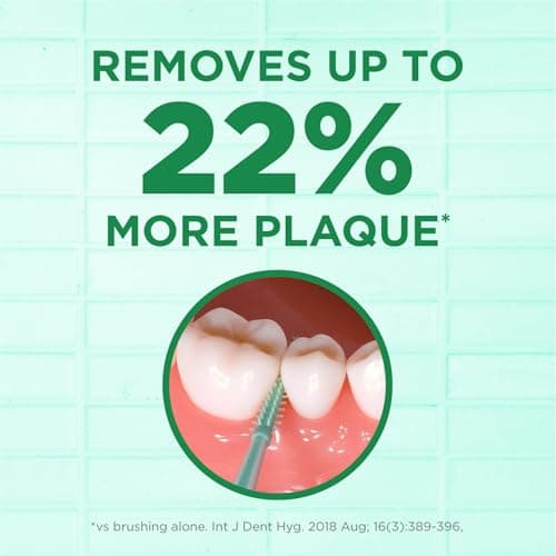 GUM Soft-Picks Comfort Flex Dentist-Recommended Teeth Cleaning Picks, 80 Count, Mint