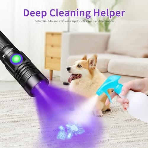Compact UV Flashlight for Resin Curing and Pet Urine Detection
