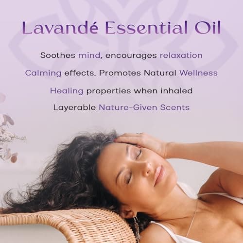 SAFA Lavandé Fragrance Oil Roller | Organic French Lavender & English Petals | 10 mL