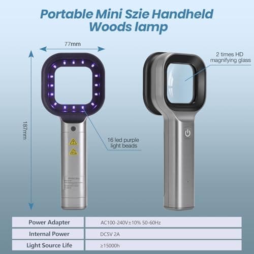 Portable Professional Handheld Wood Light Face Detector for Pets