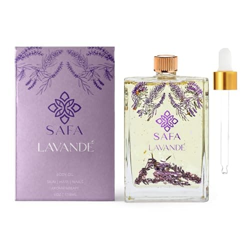SAFA Lavandé Fragrance Oil Roller | Organic French Lavender & English Petals | 10 mL — Lavender Dropper