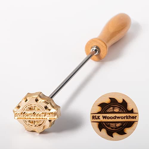 Personalized Custom Metal Branding Iron for Wood, Leather, Wedding, Meat, Paper, Plastic (1.5)