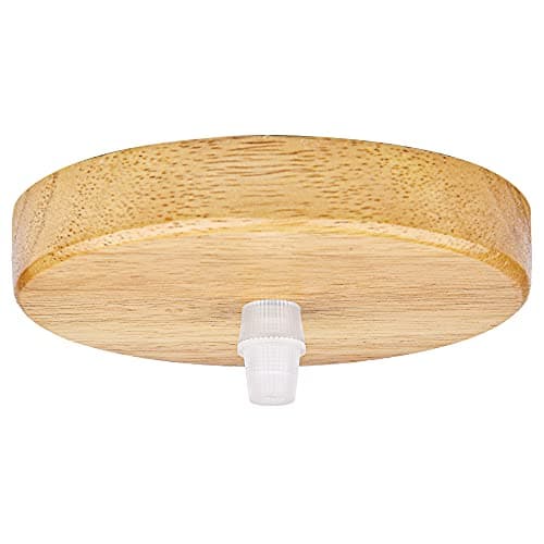 Arturesthome Natural Wood Ceiling Canopy Kit for Pendant Lights