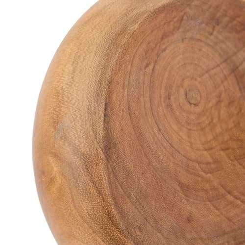 Paulownia Wood Vase with Walnut Finish