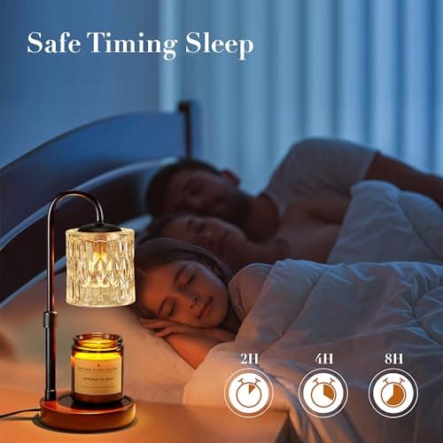 Briever Dimmable Candle Warmer Lamp with Timer for Jar Candles