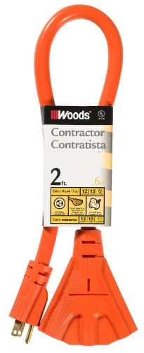 Outdoor Multi-Outlet Extension Cord for Woods