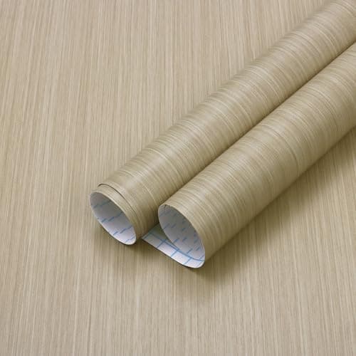 Heroad Brand Natural Wood Grain Contact Paper for Cabinets 17.7"x78.7" — Light Oak Wood