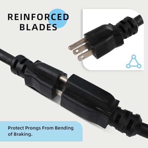 EP 3 Heavy Duty Black 12/3 SJTW Extension Cord - Lawn, Garden, Appliances