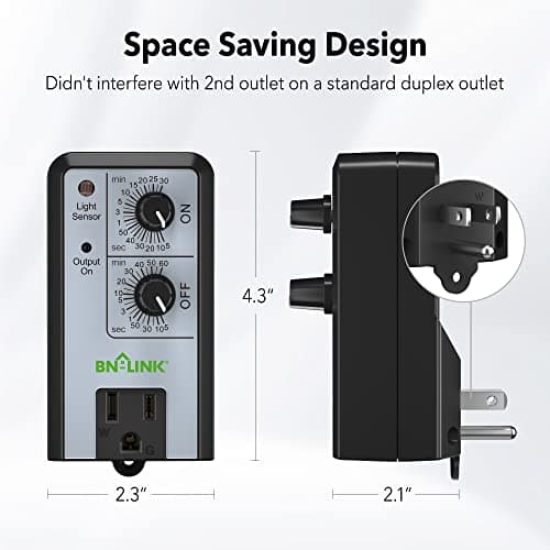 BN-LINK Dusk to Dawn Intermittent Timer for Hydroponics