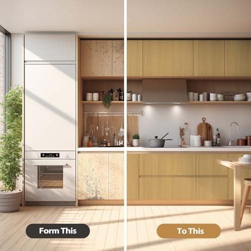 Abyssaly Light Wood Contact Paper for Kitchen Cabinets Shelf Drawer