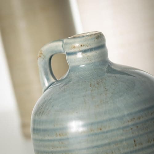 Sullivans Ceramic Jug Vase Set for Farmhouse Decor