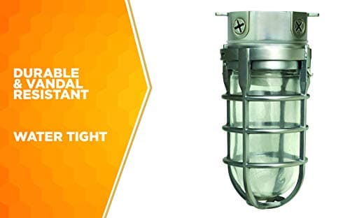 Woods L1706 Vandal-Resistant 150W Security Light, Silver