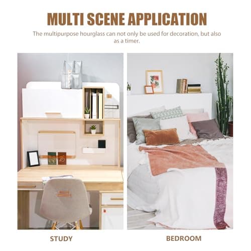 BESTonZON 5 Minute Hourglass Timer Wood Sand Clock Cooking Alarm
