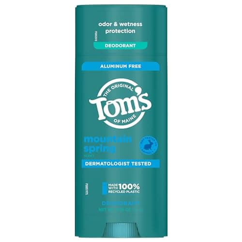 Tom’s of Maine Aluminum-Free Natural Deodorant 3.25 oz | Goes on Clear | Odor & Wetness Protection — Mountain Spring
