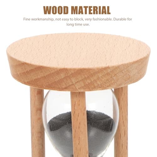 BESTonZON 5 Minute Hourglass Timer Wood Sand Clock Cooking Alarm