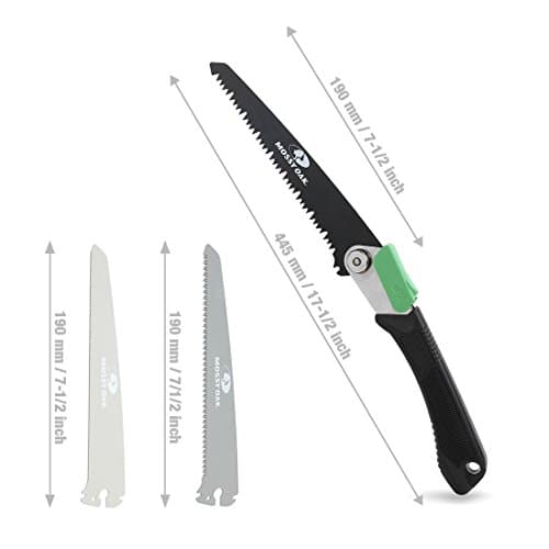 Mossy Oak 3-in-1 Folding Saw for Camping, Hunting, and More