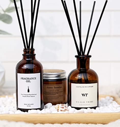 WEALD TRIBE Eucalyptus & Lavender Flower Reed Diffuser Set