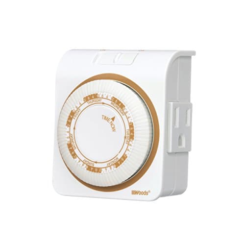 Coleman 7-Day Heavy Duty Indoor Mechanical Timer - White