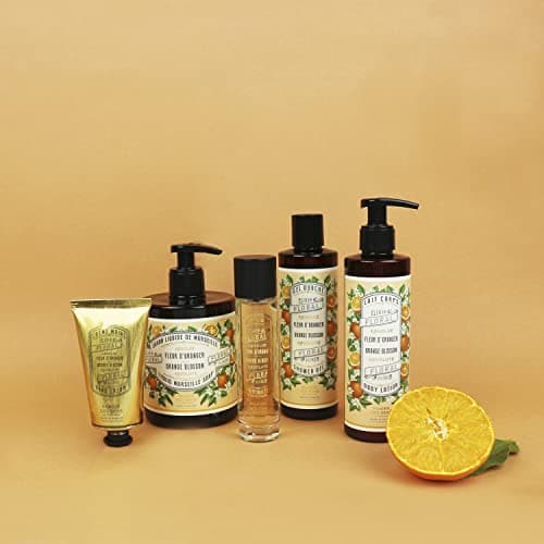 Panier des Sens Orange Blossom Foaming Body Wash - Moisturizing Soap with Glycerin & Olive Oil - 8.45 oz Vegan