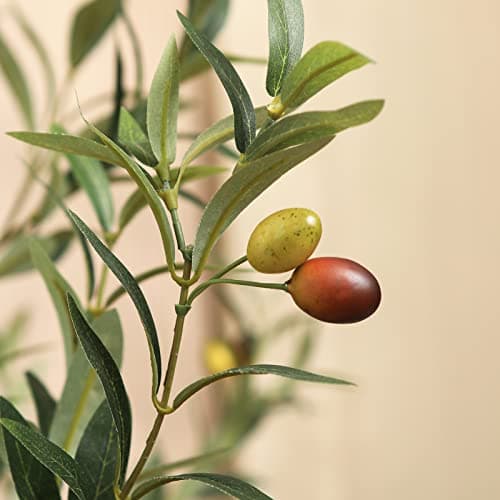 Kazeila 6FT Tall Artificial Olive Tree for Home Office Decor