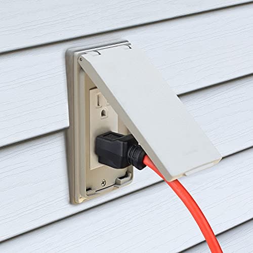 Clear Power 50 ft Water & Weather Resistant Outdoor Extension Cord, Flame Retardant, Lawn & Garden, DCOC-0117-DC