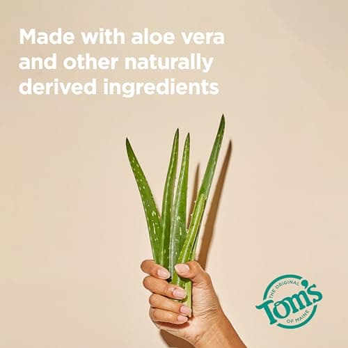 Tom’s of Maine Aluminum-Free Natural Deodorant 3.25 oz | Goes on Clear | Odor & Wetness Protection